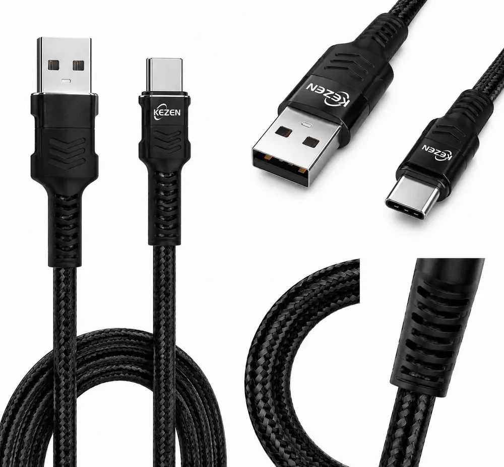 کابل شارژ Type-C کزن KEZEN مدل KZ-CA322 طول 2 متر